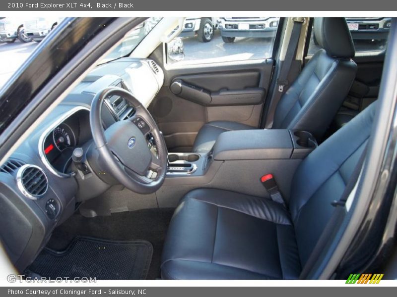 Black / Black 2010 Ford Explorer XLT 4x4