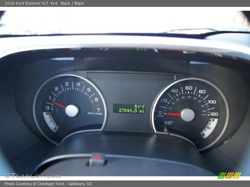 Black / Black 2010 Ford Explorer XLT 4x4