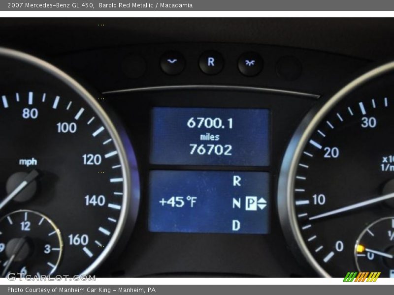 Barolo Red Metallic / Macadamia 2007 Mercedes-Benz GL 450