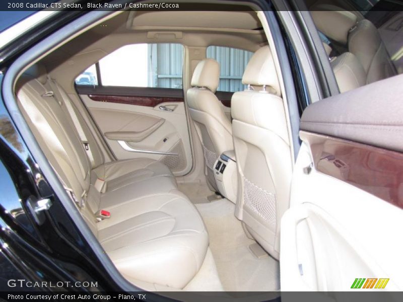 Black Raven / Cashmere/Cocoa 2008 Cadillac CTS Sedan