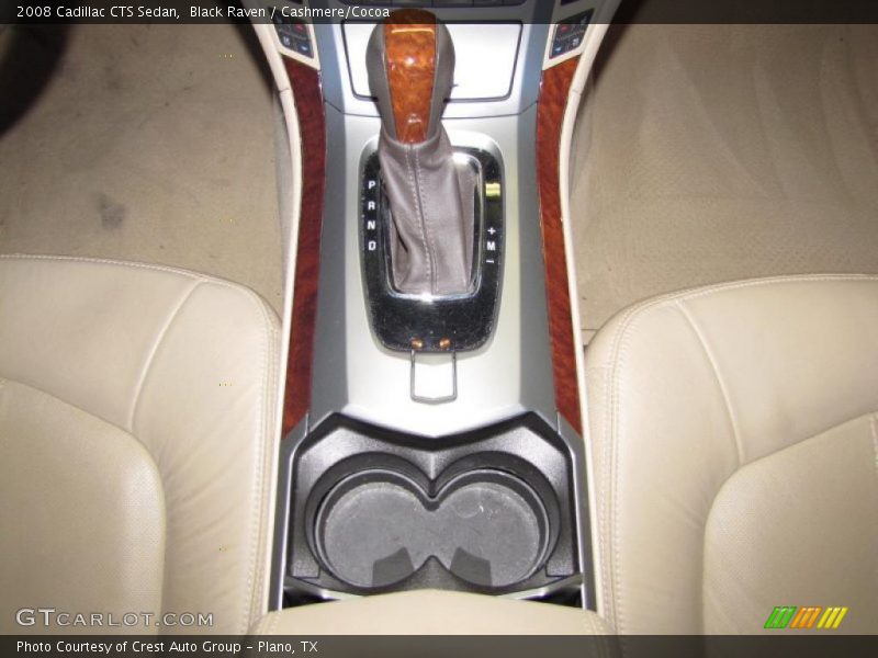 Black Raven / Cashmere/Cocoa 2008 Cadillac CTS Sedan