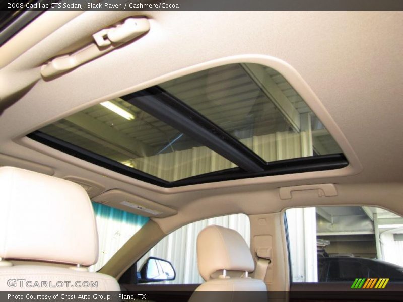 Black Raven / Cashmere/Cocoa 2008 Cadillac CTS Sedan