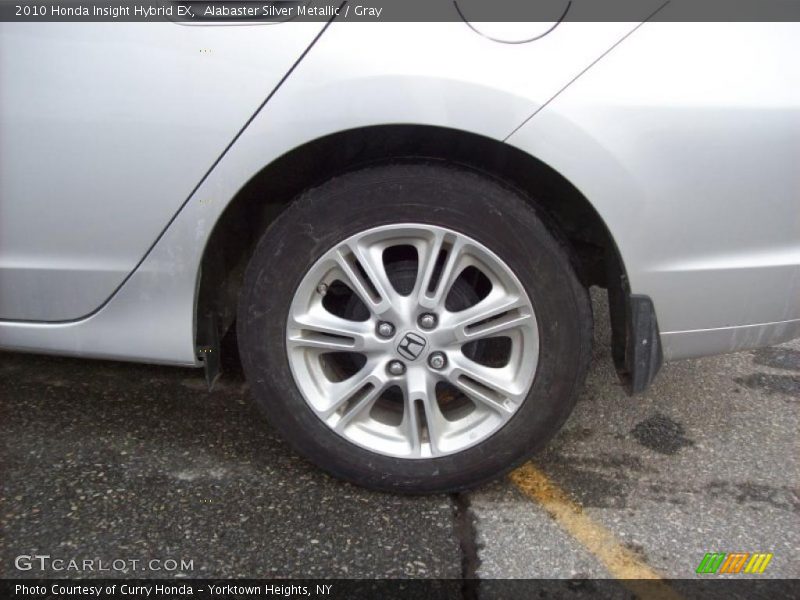 Alabaster Silver Metallic / Gray 2010 Honda Insight Hybrid EX