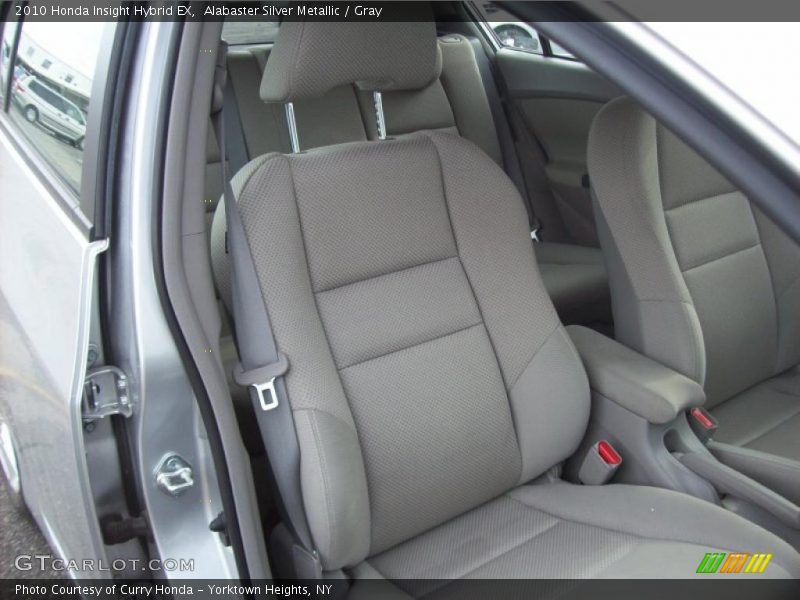 Alabaster Silver Metallic / Gray 2010 Honda Insight Hybrid EX
