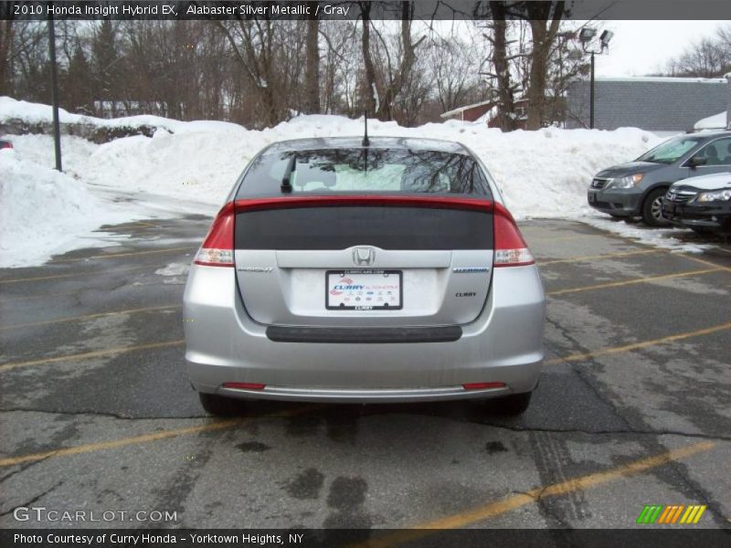 Alabaster Silver Metallic / Gray 2010 Honda Insight Hybrid EX
