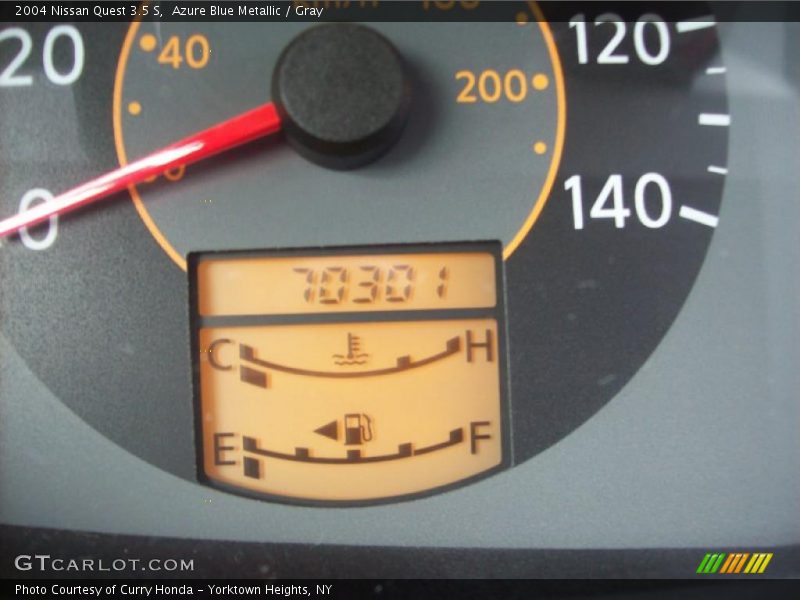 Azure Blue Metallic / Gray 2004 Nissan Quest 3.5 S