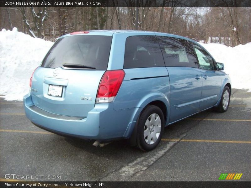 Azure Blue Metallic / Gray 2004 Nissan Quest 3.5 S