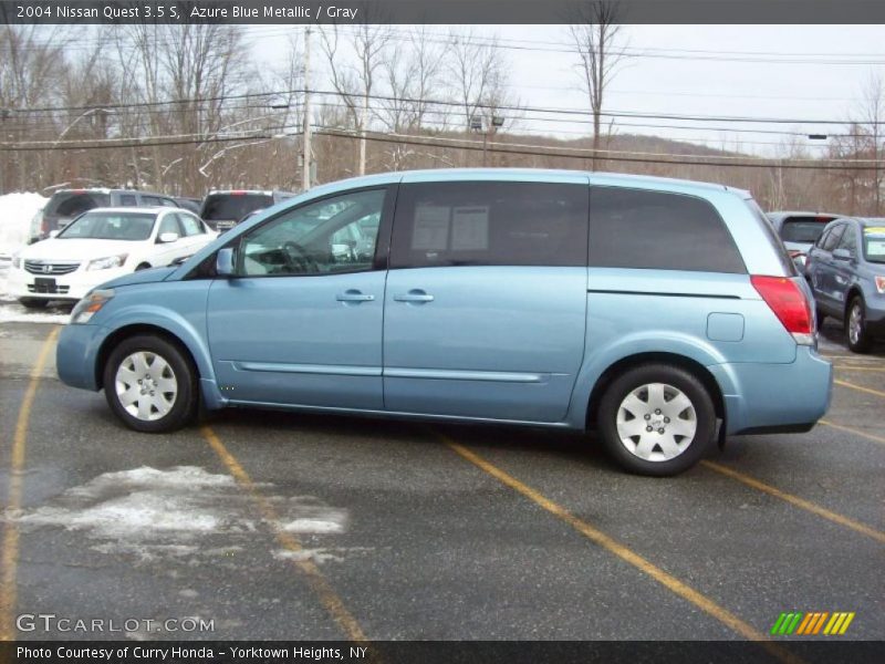 Azure Blue Metallic / Gray 2004 Nissan Quest 3.5 S