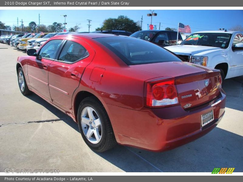 Inferno Red Crystal Pearl / Dark Slate Gray 2010 Dodge Charger SXT