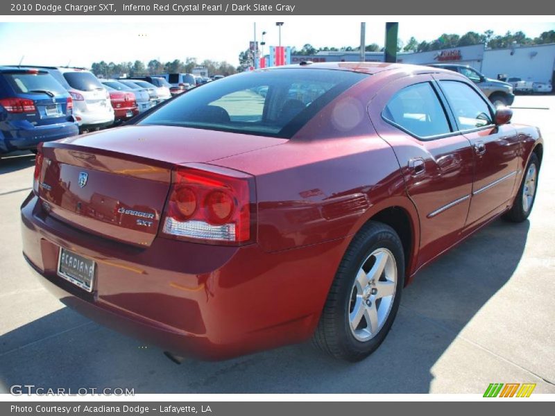 Inferno Red Crystal Pearl / Dark Slate Gray 2010 Dodge Charger SXT