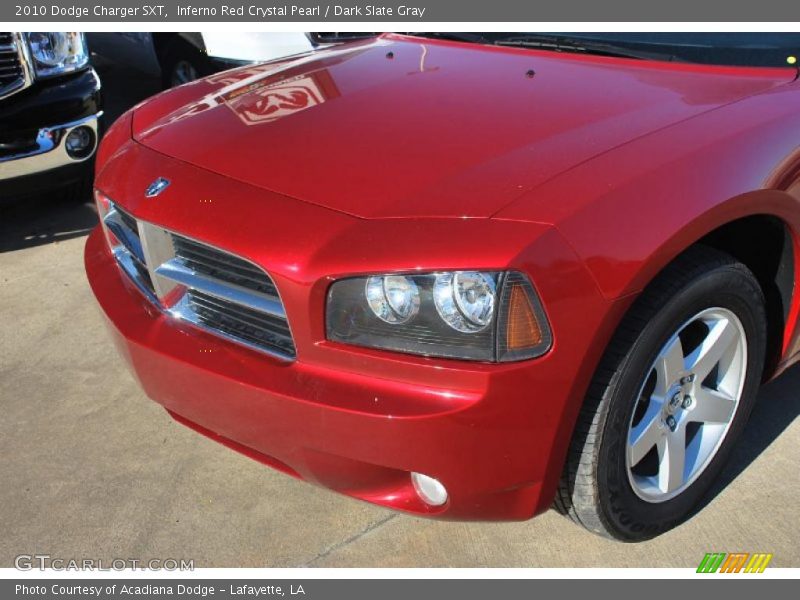 Inferno Red Crystal Pearl / Dark Slate Gray 2010 Dodge Charger SXT