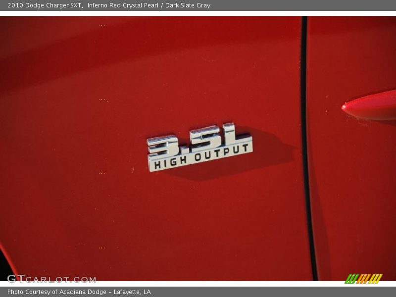 Inferno Red Crystal Pearl / Dark Slate Gray 2010 Dodge Charger SXT