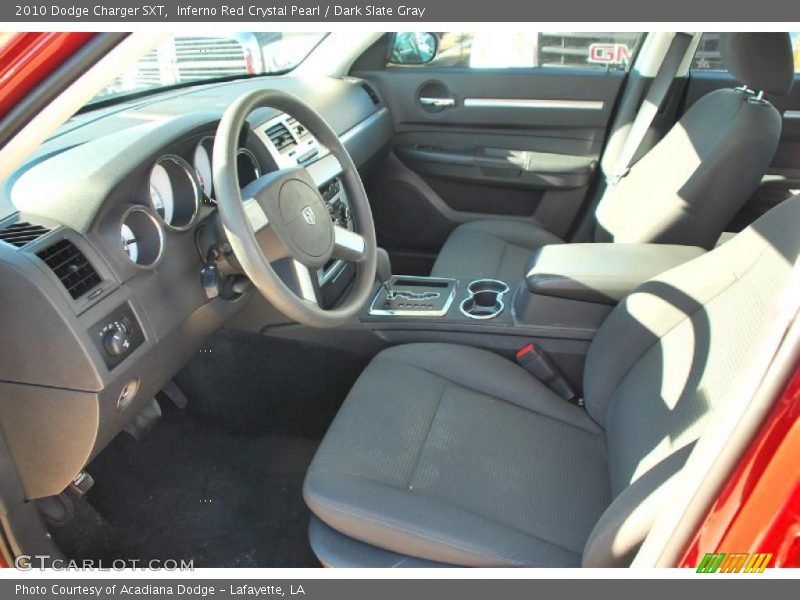 Inferno Red Crystal Pearl / Dark Slate Gray 2010 Dodge Charger SXT