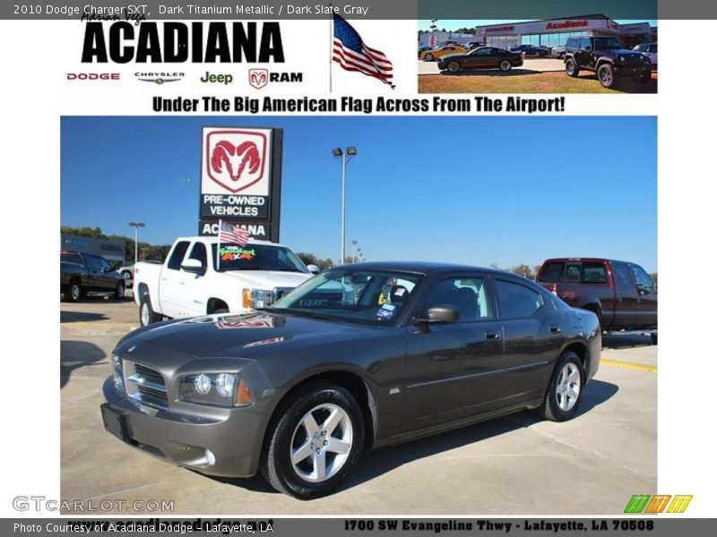 Dark Titanium Metallic / Dark Slate Gray 2010 Dodge Charger SXT