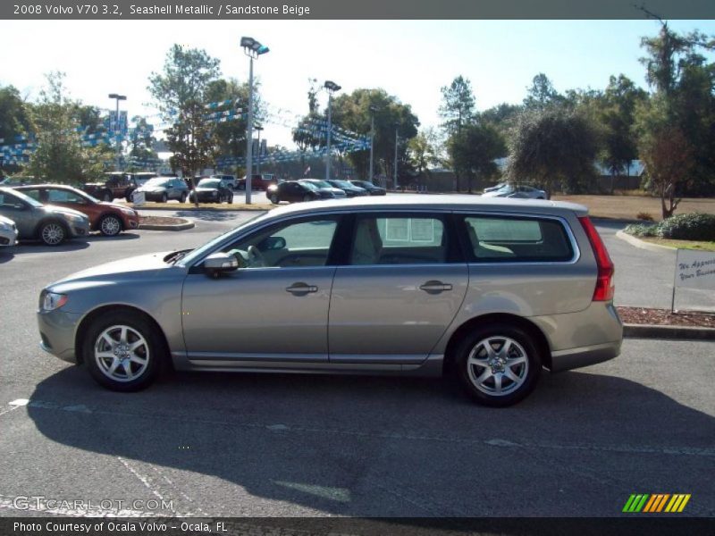 Seashell Metallic / Sandstone Beige 2008 Volvo V70 3.2