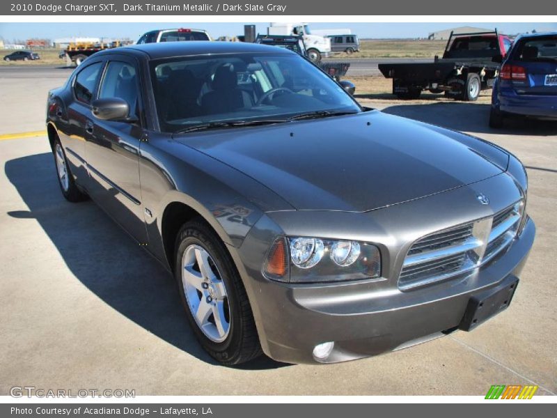 Dark Titanium Metallic / Dark Slate Gray 2010 Dodge Charger SXT