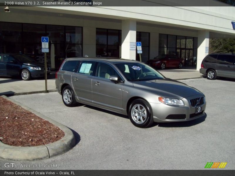 Seashell Metallic / Sandstone Beige 2008 Volvo V70 3.2