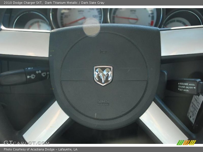 Dark Titanium Metallic / Dark Slate Gray 2010 Dodge Charger SXT