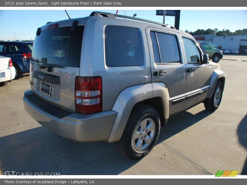 Light Sandstone Pearl / Dark Slate Gray 2010 Jeep Liberty Sport