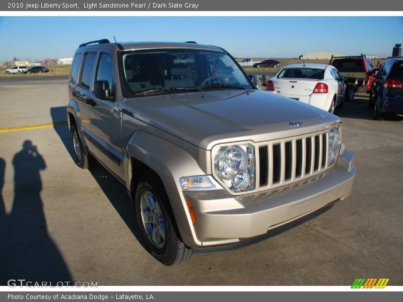 Light Sandstone Pearl / Dark Slate Gray 2010 Jeep Liberty Sport