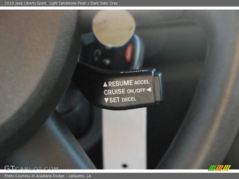 Light Sandstone Pearl / Dark Slate Gray 2010 Jeep Liberty Sport