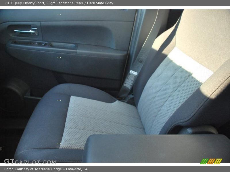 Light Sandstone Pearl / Dark Slate Gray 2010 Jeep Liberty Sport