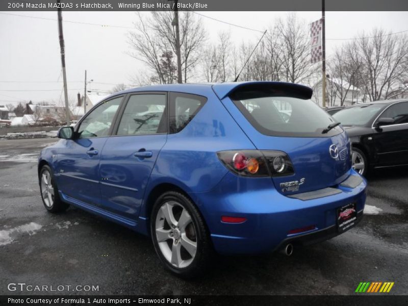Winning Blue Mica / Black/Blue 2004 Mazda MAZDA3 s Hatchback