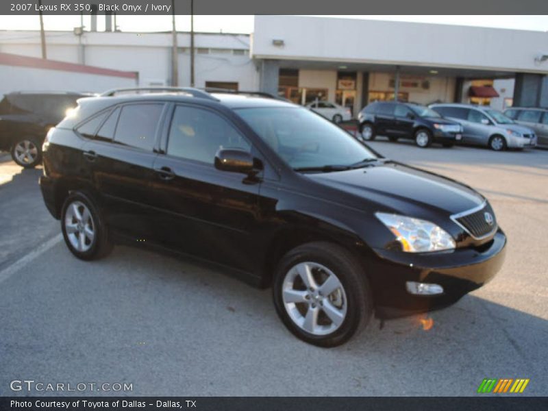 Black Onyx / Ivory 2007 Lexus RX 350