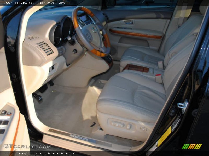 Black Onyx / Ivory 2007 Lexus RX 350