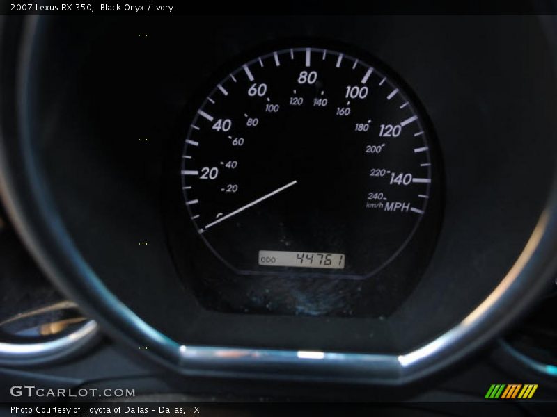 Black Onyx / Ivory 2007 Lexus RX 350