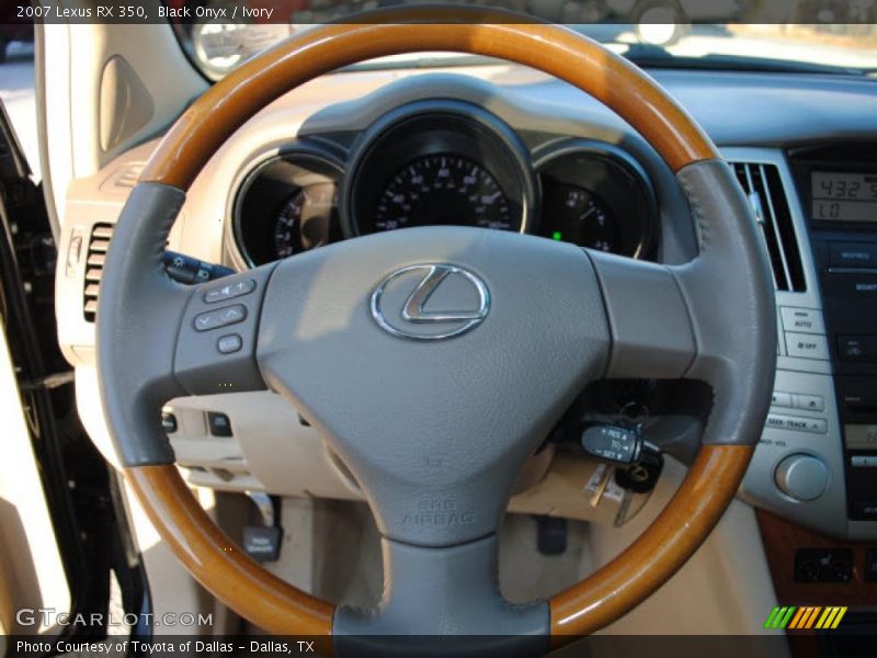 Black Onyx / Ivory 2007 Lexus RX 350