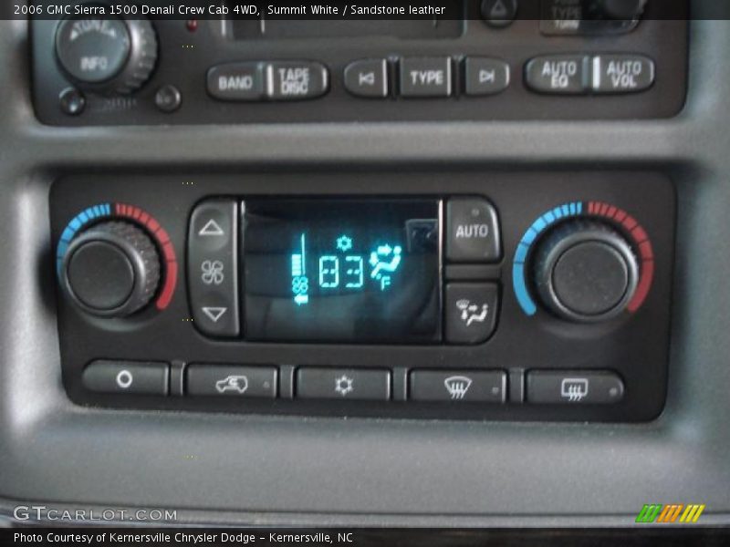 Controls of 2006 Sierra 1500 Denali Crew Cab 4WD
