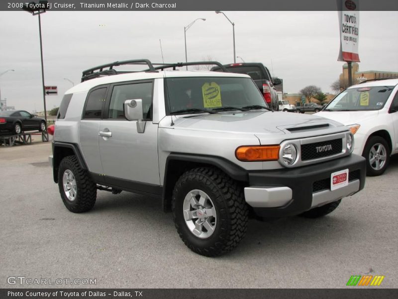 Titanium Metallic / Dark Charcoal 2008 Toyota FJ Cruiser