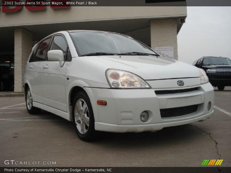 White Pearl / Black 2003 Suzuki Aerio SX Sport Wagon