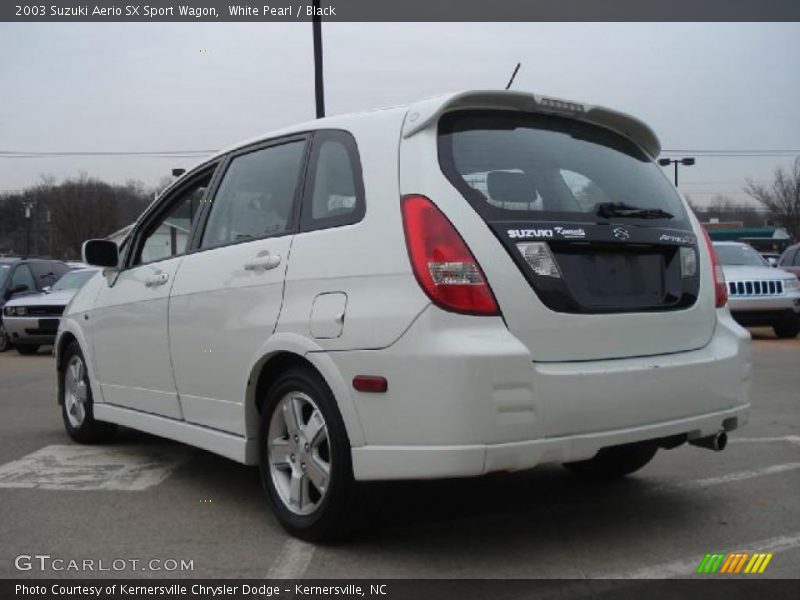 White Pearl / Black 2003 Suzuki Aerio SX Sport Wagon
