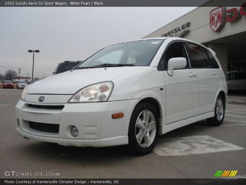 White Pearl / Black 2003 Suzuki Aerio SX Sport Wagon