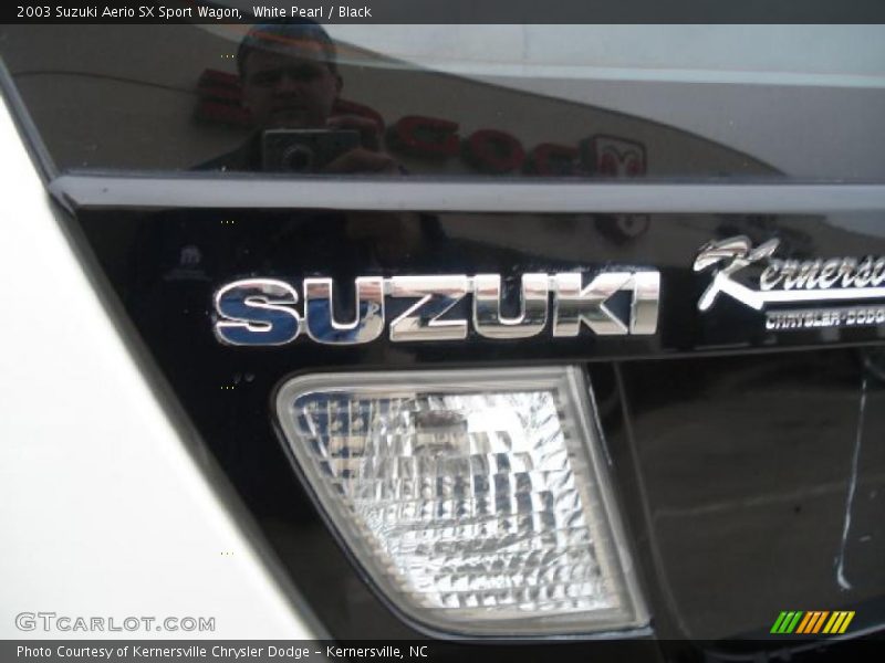 White Pearl / Black 2003 Suzuki Aerio SX Sport Wagon