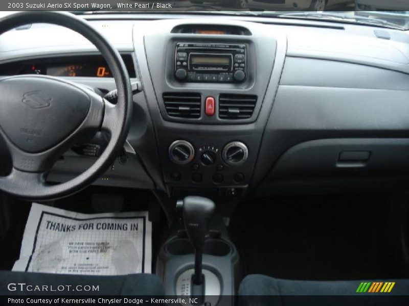 White Pearl / Black 2003 Suzuki Aerio SX Sport Wagon
