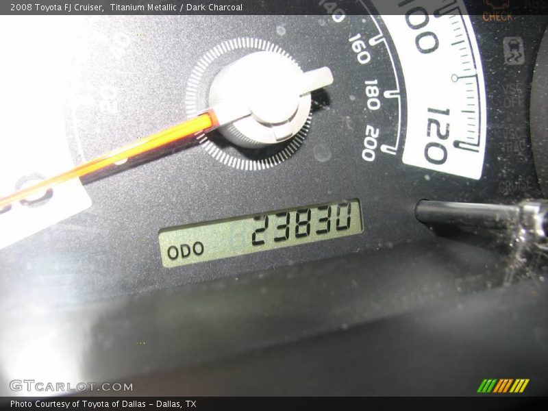 Titanium Metallic / Dark Charcoal 2008 Toyota FJ Cruiser