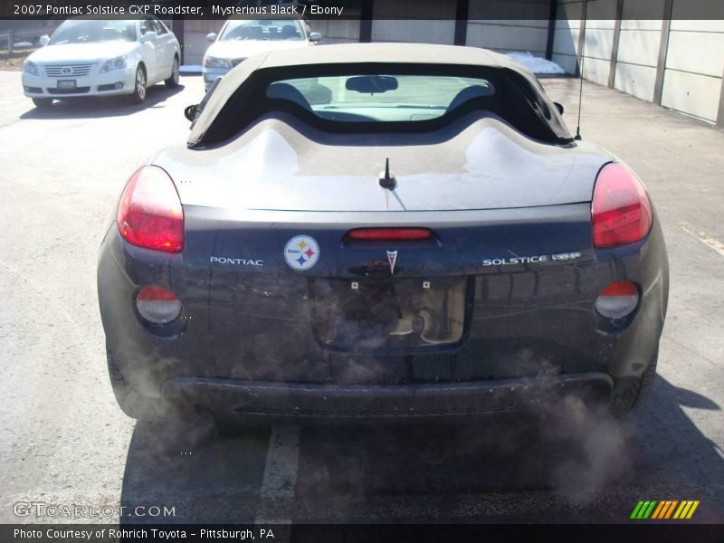 Mysterious Black / Ebony 2007 Pontiac Solstice GXP Roadster