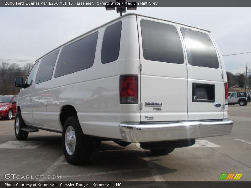Oxford White / Medium Flint Grey 2006 Ford E Series Van E350 XLT 15 Passenger