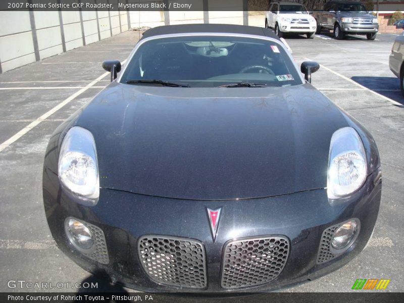Mysterious Black / Ebony 2007 Pontiac Solstice GXP Roadster