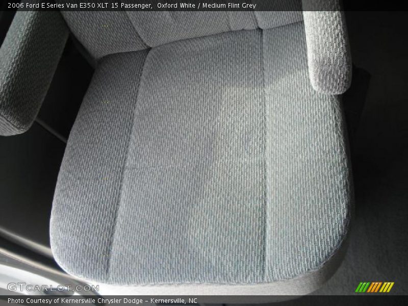 Oxford White / Medium Flint Grey 2006 Ford E Series Van E350 XLT 15 Passenger