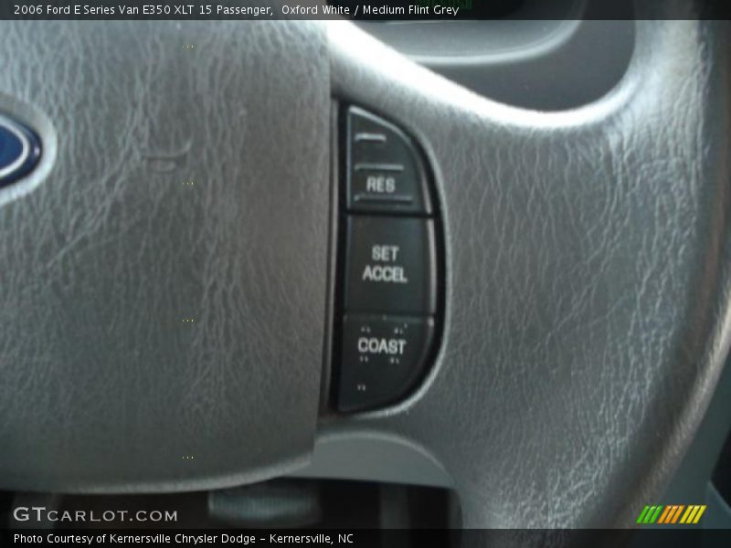 Oxford White / Medium Flint Grey 2006 Ford E Series Van E350 XLT 15 Passenger