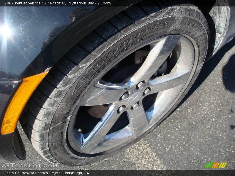 Mysterious Black / Ebony 2007 Pontiac Solstice GXP Roadster