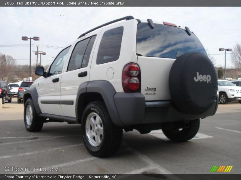 Stone White / Medium Slate Gray 2005 Jeep Liberty CRD Sport 4x4
