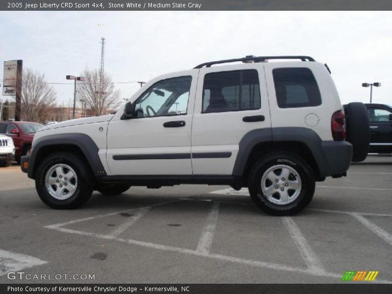 Stone White / Medium Slate Gray 2005 Jeep Liberty CRD Sport 4x4
