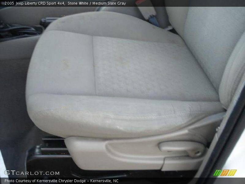 Stone White / Medium Slate Gray 2005 Jeep Liberty CRD Sport 4x4