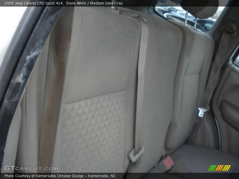 Stone White / Medium Slate Gray 2005 Jeep Liberty CRD Sport 4x4