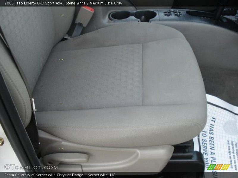 Stone White / Medium Slate Gray 2005 Jeep Liberty CRD Sport 4x4